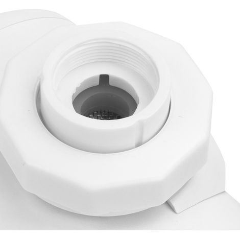 Filtro portatile a ozono O3 per rubinetto, purificatore d'acqua multifunzionale da 10 l/min, compatto in ABS bianco con accessori (6 adattatori) (1/4)
