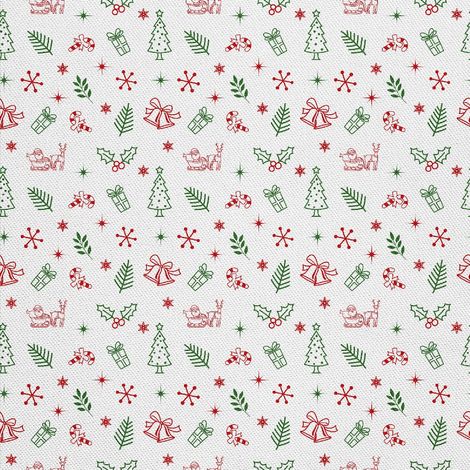 Tela decorativa para exteriores Oxford - Motivo navideño  DX1852 (1/5)