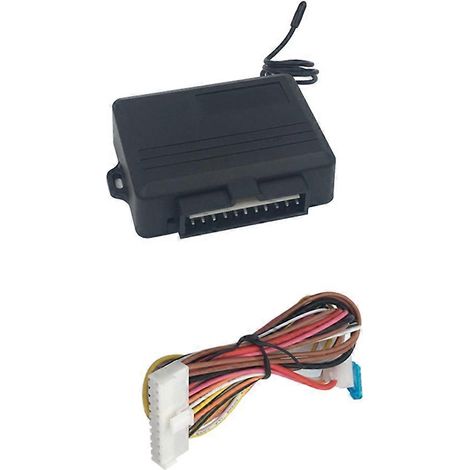 Système de verrouillage sans clé pour voiture 12V, serrure de porte noire, grande résistance aux chocs, usage automobile, 1 jeu (1/5)