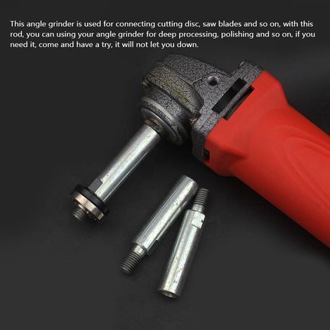 M-10 Spannfutteradapter für Winkelschleifer und Poliermaschinen, Verbindungsstangen, Verlängerung für Multifunktions-Winkelschleifer, Zubehör zum Verbinden von Trennscheiben, Zugstange (1/4)