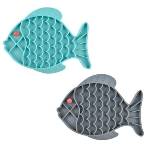 Gamelle Anti Glouton - Non spécifié - 2pcs - Silicone de qualité alimentaire - Pour chiens et chats - Intérieur (1/4)