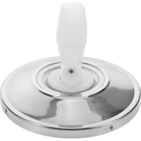 Tête de Balai Rotatif de Remplacement, Acier Inoxydable Disque Rond (1/5)