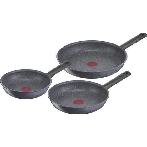 Lot 3 poêles 20 24 Induction 26 cm Gris (1/5)