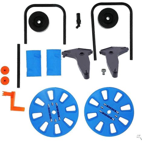 Chariot enrouleur de tuyau d'arrosage, organisateur de tuyau portable de type poussoir, compatible avec les tuyaux G12 de 50 mètres. (1/5)