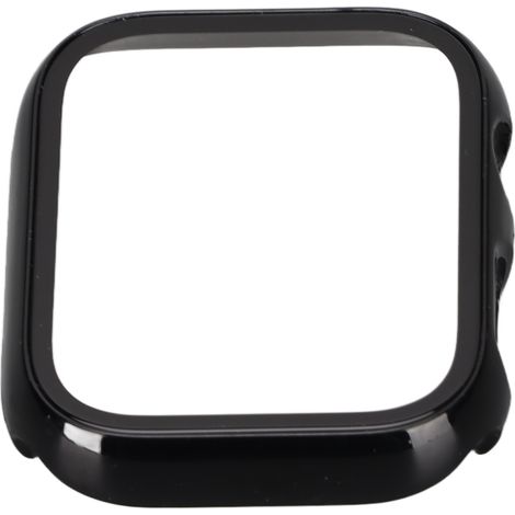 Coque de Protection pour Apple Watch Series 7 41mm, Film en Verre Trempé Anti-Rayures, Couverture Complète, Noir (1/5)