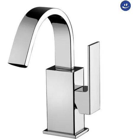 Rubinetto miscelatore monocomando cromato per bidet serie elle scarico 11/4 PAFFONI