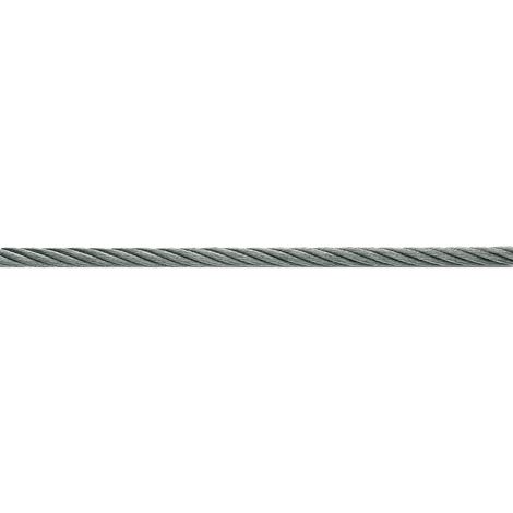 Cable de Acero Duro Gal 6mm 60m