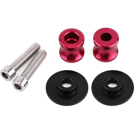 CNC-gefräste Gleitfedern für Hinterradständer (6 mm, Rot) (1/3)