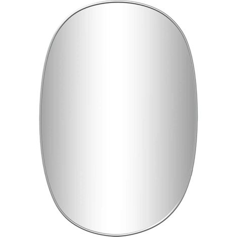 Miroir mural Argenté 60x40 cm