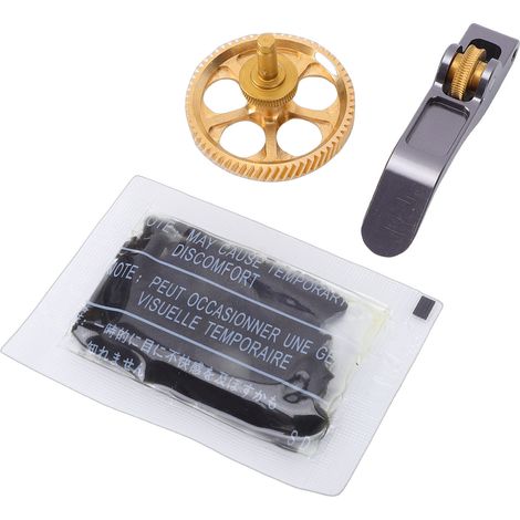 Engrenage d'extrusion de rechange pour imprimante 3D Bambu Lab A1 A1 Mini, pignon en laiton acier trempé revêtu DLC nano (1/5)
