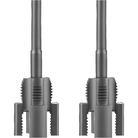 Lot de 2 coupe-filetage intérieur extérieur pour tuyaux PPR/PVC de 20 mm + 25 mm (1/2" + 3/4") - Filetage intégré pour tuyaux d'eau - Filetage rapide pour projets sanitaires (1/4)