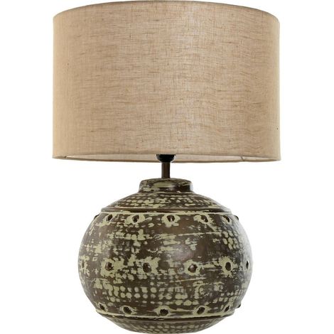 Lampe de salon design aluminium beige cuivre - Beige cuivré patiné (1/5)