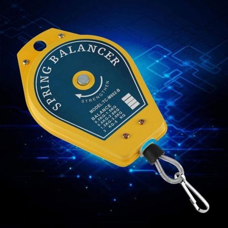 Équilibreur à Ressort Rétractable Outil Support à Suspendre d'Équilibreur à Ressort pour Ligne de Montage (0,5-1,5 kg) (1/4)