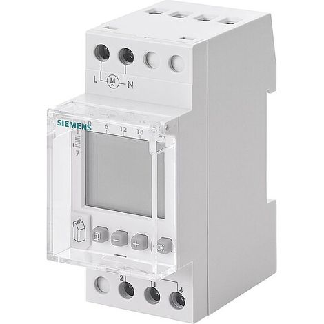 Siemens Wochen-Zeitschaltuhr Profi Digital 230V 16A 1 Kanal 2TE, 7LF45210