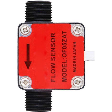 Capteur de débit à effet Hall à engrenage plastique 1/2" pour lait, eau, huile lubrifiante, détergent sortie impulsionnelle 3,5-24 V CC (1/5)