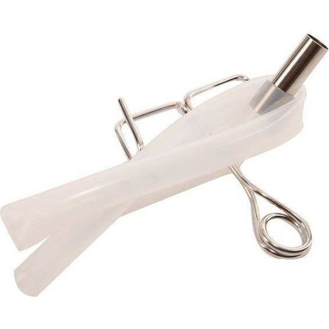 Manguera de repuesto con grifo para exprimidor, silicona transparente