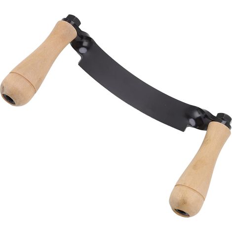 Shaving Tool, HRC 30 Hardness, Sturdy and Durable Wooden Handle, Tungsten Steel Pulling Knife for Wood(10 Inch)