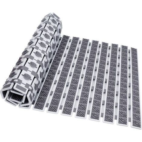 Bardusch-Caillebotis douche 70x40 cm, ventouses, sans BPA, seniors/adultes. (1/5)