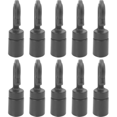 Confezione da 10 ganci elastici per kayak/canoa, realizzati in plastica resistente alla corrosione. (1/5)
