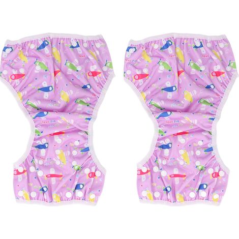 Couches-culottes de bain pour bébé, imperméables, ajustables par boutons, respirantes et réutilisables, idéales pour le bain et la douche des tout-petits, et pour les cours de natation T19 (1/5)