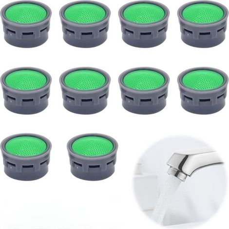 10-teiliges Wasserhahn-Luftsprudler-Set inklusive Dichtung Filter Durchflussbegrenzer Badzubehör Filterkartusche und Ersatzteilen für das (1/5)