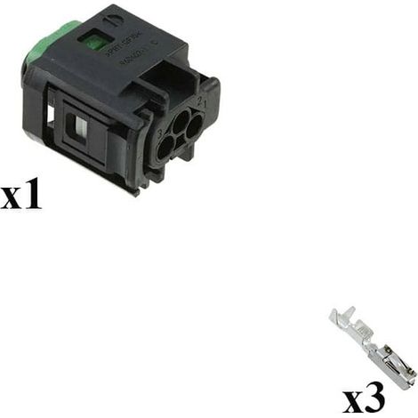 Kit connettore serie MQS porta femmina 3 vie Cod A