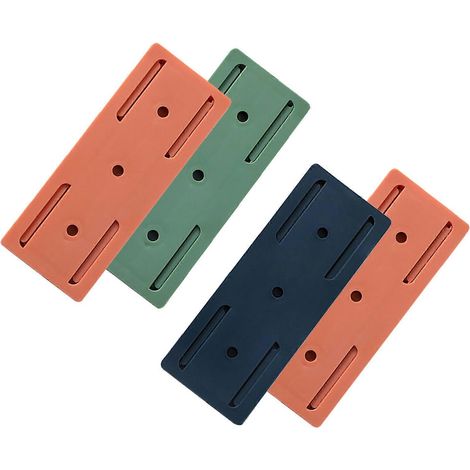 Lot de 4 supports muraux pour prises électriques et organiseurs de câbles (couleurs aléatoires) (1/5)