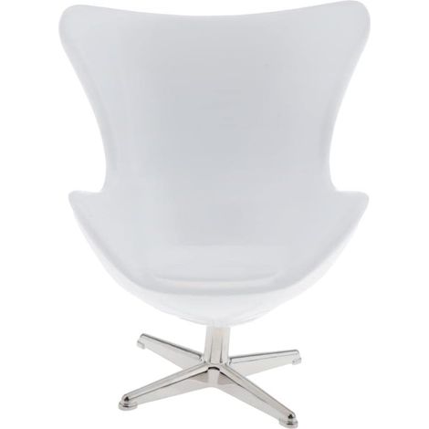Decorative Miniature Furniture for 1/12 Scale Dollhouse, 60° Rotating, White (1/5)