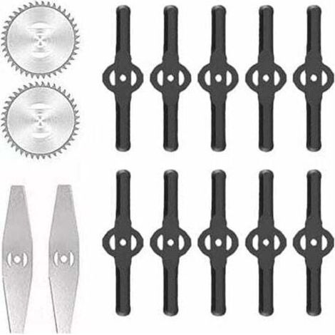 UlisemDéstockage Accessoires pour tondeuses à gazon Lames de désherbeur électrique Lames de scie Manche télescopique léger pour la coupe du gazon, l'entretien de l'allée et du jardin,LAOA (1/4)