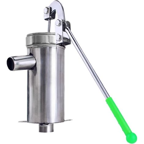 Pompe à eau manuelle immergée – Acier inoxydable – Débit élevé pour puits et fontaines – Hauteur de refoulement max 10m (1/5)