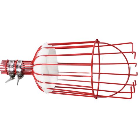 Cueille-fruits rouge avec panier amovible anti-rouille, outil multifonction pour tube de 3 cm de diamètre (1/5)