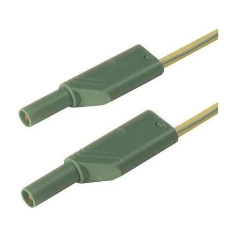 Hirschmann Test & Measurement MLS WS 200/2,5 ge/gn Puntali di sicurezza Spina a banana 4 mm Spina a banana 4 mm 2.00 m