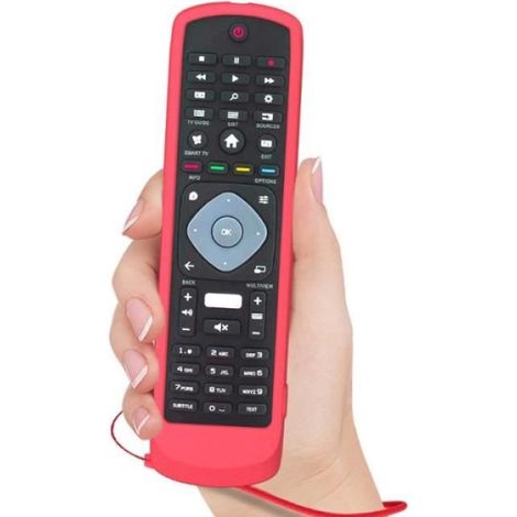 Couleur Vert Protection pour philips TV, avec télécommande NETFLIX (1/4)