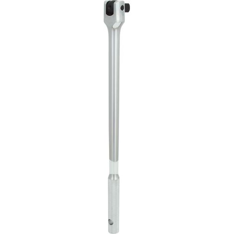 KS Tools 918.1291-E 1/2" Leva c.attacco snodato CHROME 360mm su rimorchio