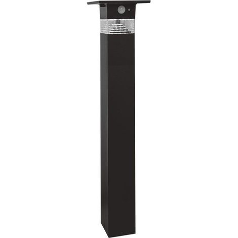 V-TAC VT-1170 Piantana Solare LED con sensore di movimento e batteria , colore nero, da Giardino - 23401 (1/5)