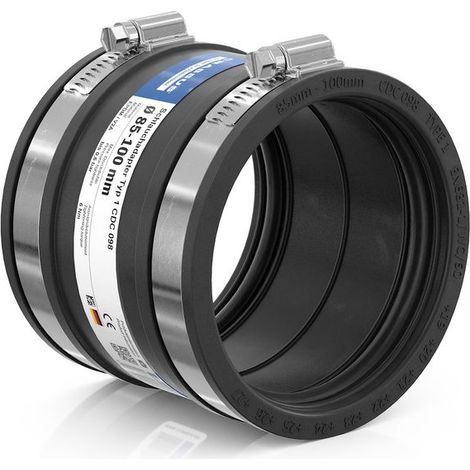 CR Schlauchadapter Typ 1 CDC 098 (85-100mm), bis 0,6 bar, EPDM / V2A