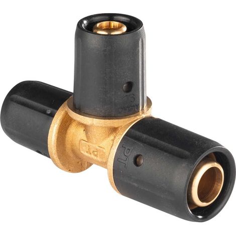 Selfio-Steck Aluverbund Steckfitting  T-Stück reduziert 20 x 2 - 16 x 2 - 16 x 2 mm DVGW