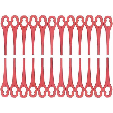 Sollbry 100-teiliges Ersatzmesser-Set für Rasentrimmer, Zubehör für Einhell Akku-Rasentrimmer, Kunststoffmesser für Einhell Rasentrimmer (1/5)