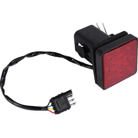 Feu stop rouge à 15 LED de 5 cm (2 pouces) pour attelage de remorque/camion, avec broche 12 V (1/5)