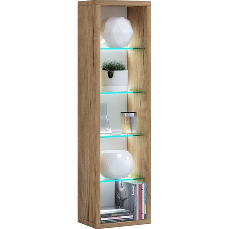 RasatoL bibliothèque 5 tablettes chêne décor. (1/2)