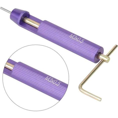 Kit D'insertion Hélicoïdale Filetée M3 Kit Helicoil Kit de Réparation de Filetage M3 Insert en Acier Inoxydable pour les Pièces Nécessitant un Retrait Fréquent (lot de 50)