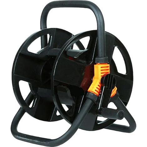 Enrouleur De Tuyau D'Arrosage 1/2 Pouce Avec Poignée Inoxydable Support Compact Pour Rangement Jusqu'À 20 Mètres Idéal Pour Lavage Voiture Et Jardin (1/5)