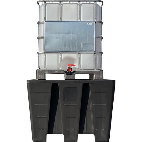 Ibc pour transport et stockage de liquides carburants + bac de rétention ibc eco (1/3)
