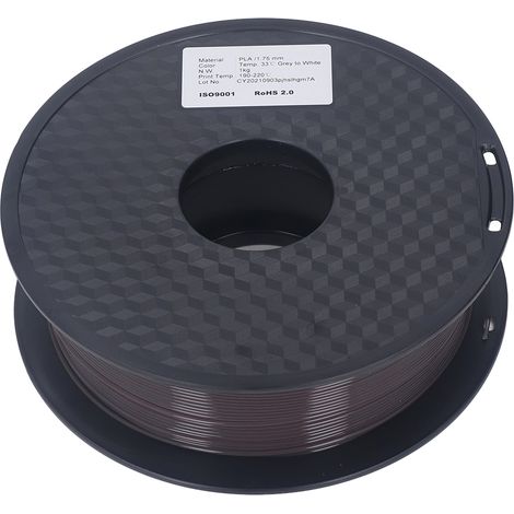 Filament PLA pour imprimante 3D : haute précision, étanche et résistant aux chocs, diamètre 1,75 mm, compatible avec les imprimantes FDM. (1/5)