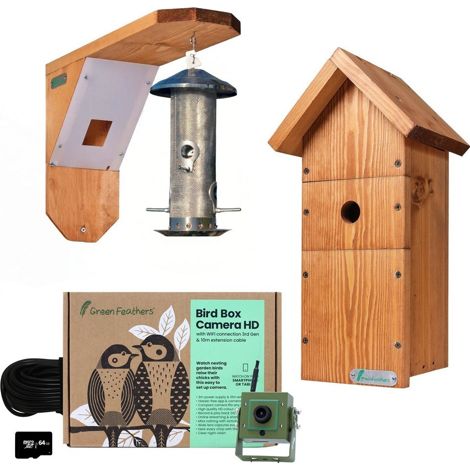 Bird Box and Bird Feeder Garden WiFi Camera Kit