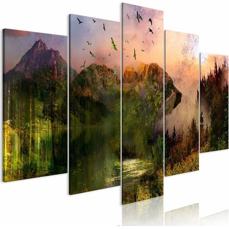 Tableau ours dans la montagne large - 200 x 100 cm (1/4)