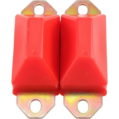 Kit de topes de poliuretano para el eje trasero de Camaro/Firebird (1982-2002) con ruedas de 17 pulgadas, color rojo. (1/5)