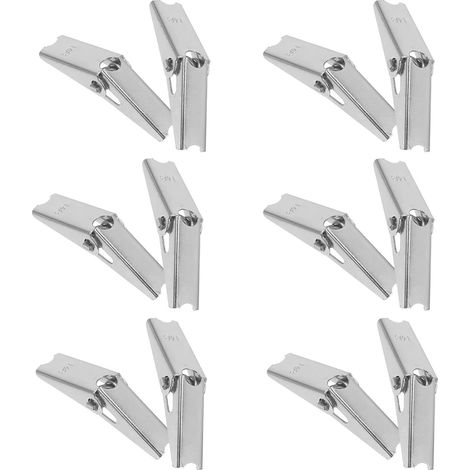 12 Pièces Cheville à Bascule Galvanisée en Fer pour Cloison Sèche M8 Installation et Retrait Faciles pour Réparations Mobiles et Projets de Bricolage (1/5)