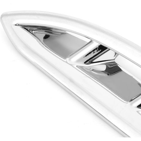 Enjoliveur de feu antibrouillard avant, ABS, finition argent électroplaqué. Pour Toyota Harrier Venza XU80 2020/2021 (commercialisé principalement au Japon, au Canada et aux États-Unis). (1/4)