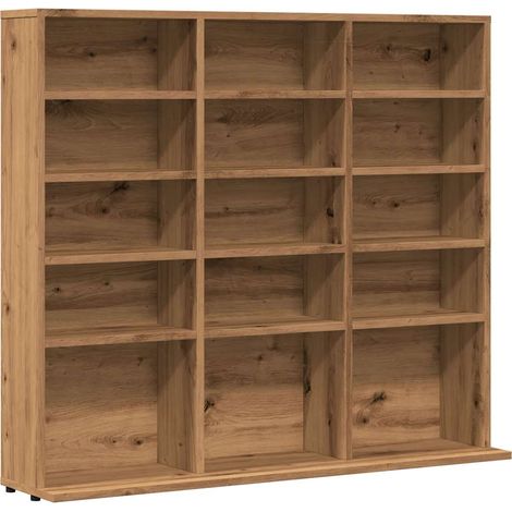 Mobile Porta CD Artigianale 100x23x89,5 cm Legno Multistrato vidaXL